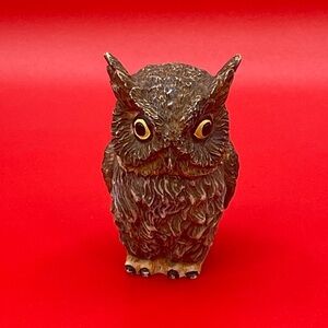 Harmony Kingdom Pot Bellys Screech Owl figurine 2”